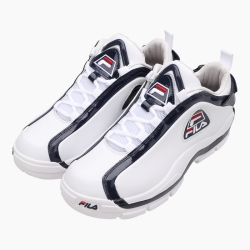 Fila 96 Low - Miesten Urheilujalkineet - Valkoinen/Laivastonsininen | FI-15601